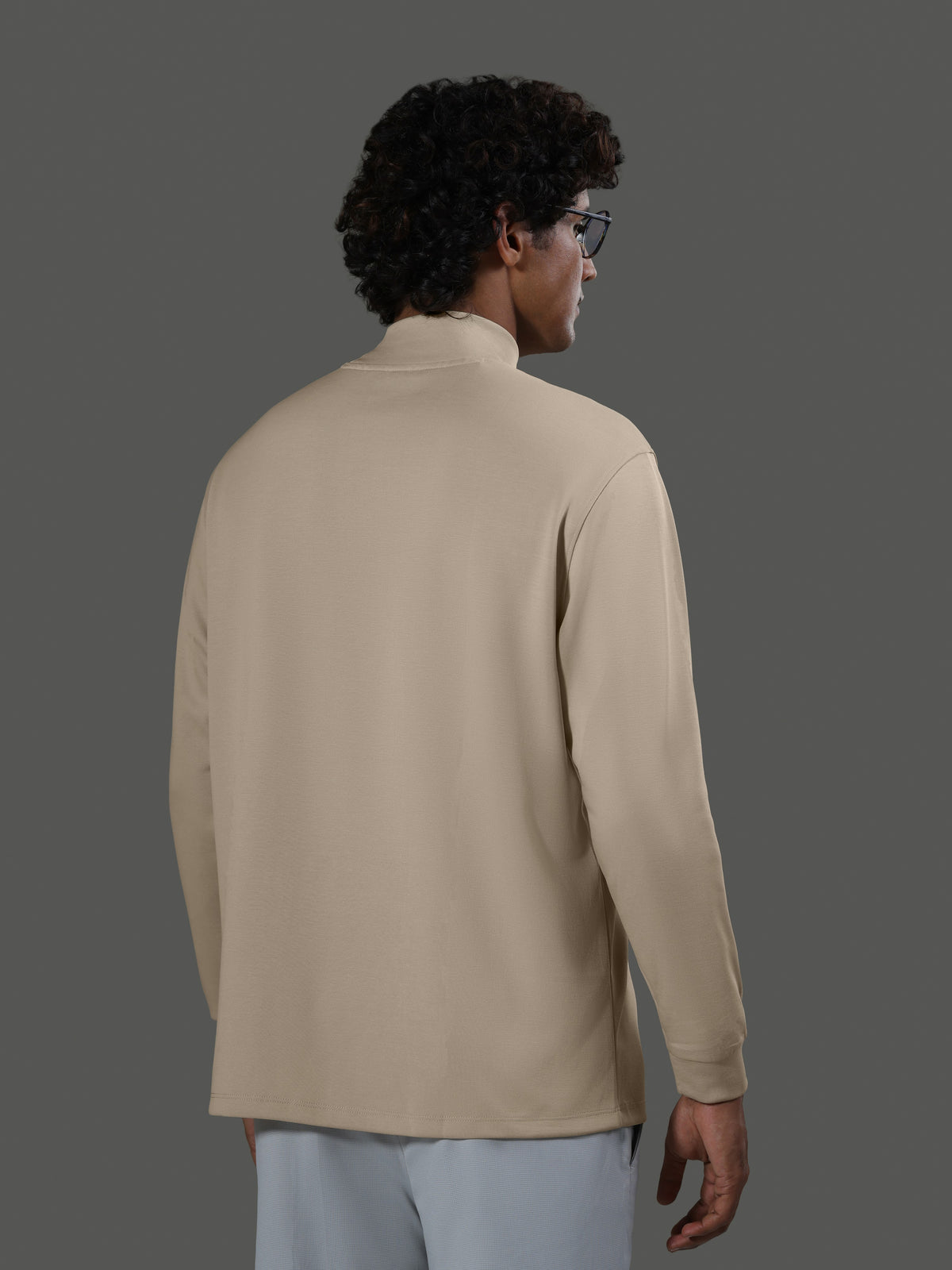 after-hours-mock-neck-long-sleeves-clay image 6 - After Hours Mock Neck Long Sleeves - Clay