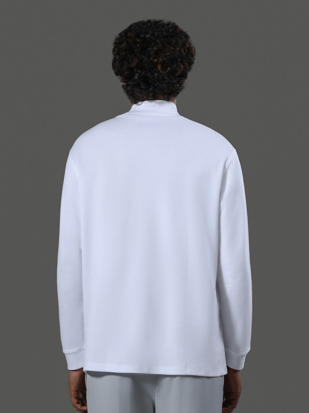 after-hours-mock-neck-long-sleeves-porcelain image 6 - After Hours Mock Neck Long Sleeves - Porcelain