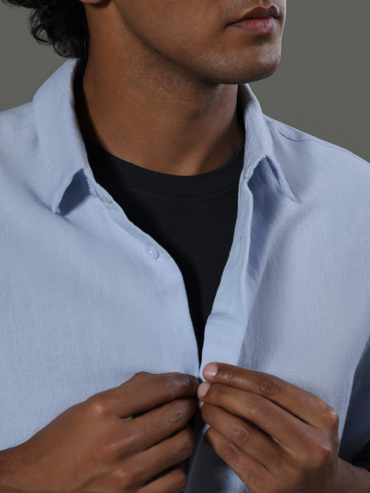 baseline-crew-neck-short-sleeves-slate image 3 - Baseline Crew Neck Short Sleeves - Slate