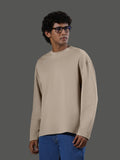 Leisure Crew Neck Long Sleeves - clay - image 1