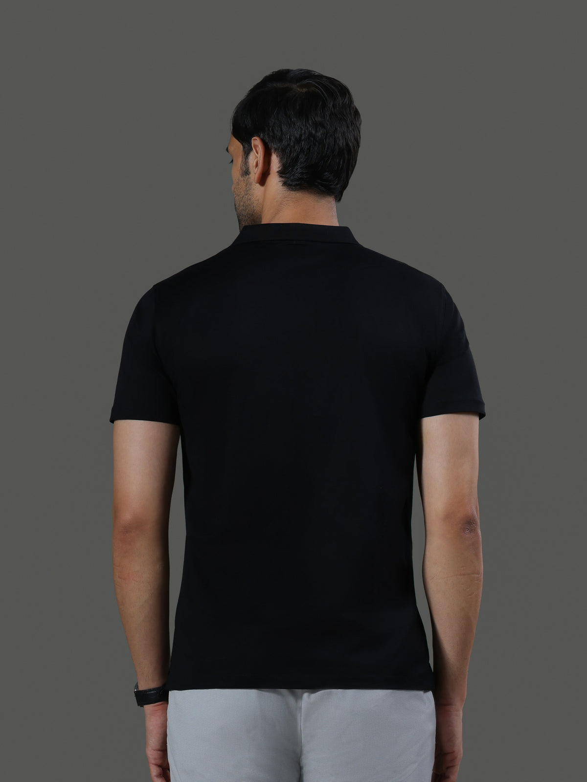 Method Polo Neck Short Sleeves - obsidian - image 6
