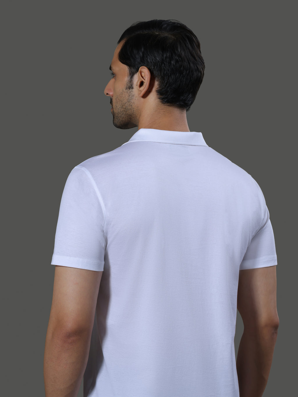 Method Polo Neck Short Sleeves - porcelain - image 6
