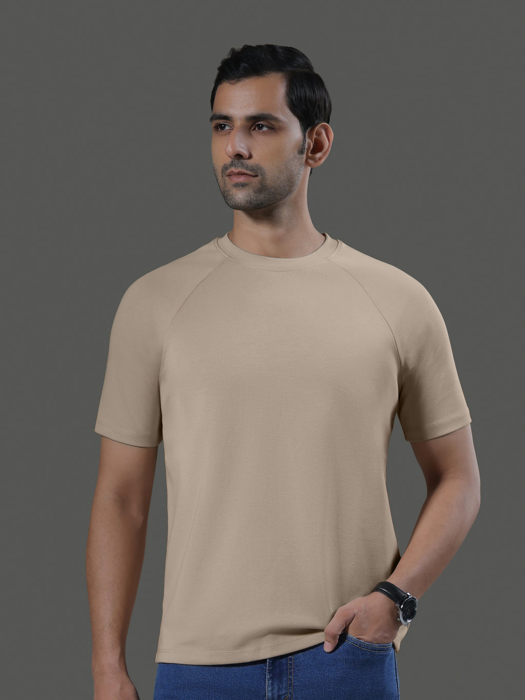 Leisure Raglan Crew Neck Short Sleeves - clay - image 1
