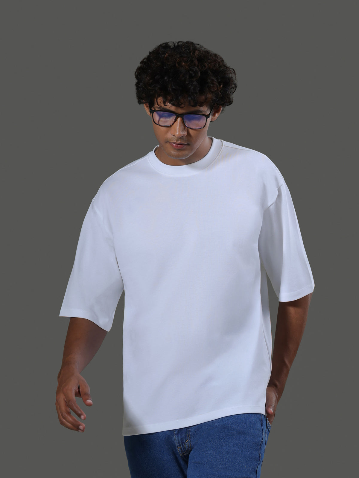 Leisure Crew Neck Short Sleeves - porcelain - image 1