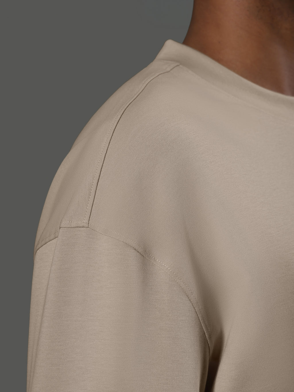 Leisure Crew Neck Long Sleeves - clay - image 5