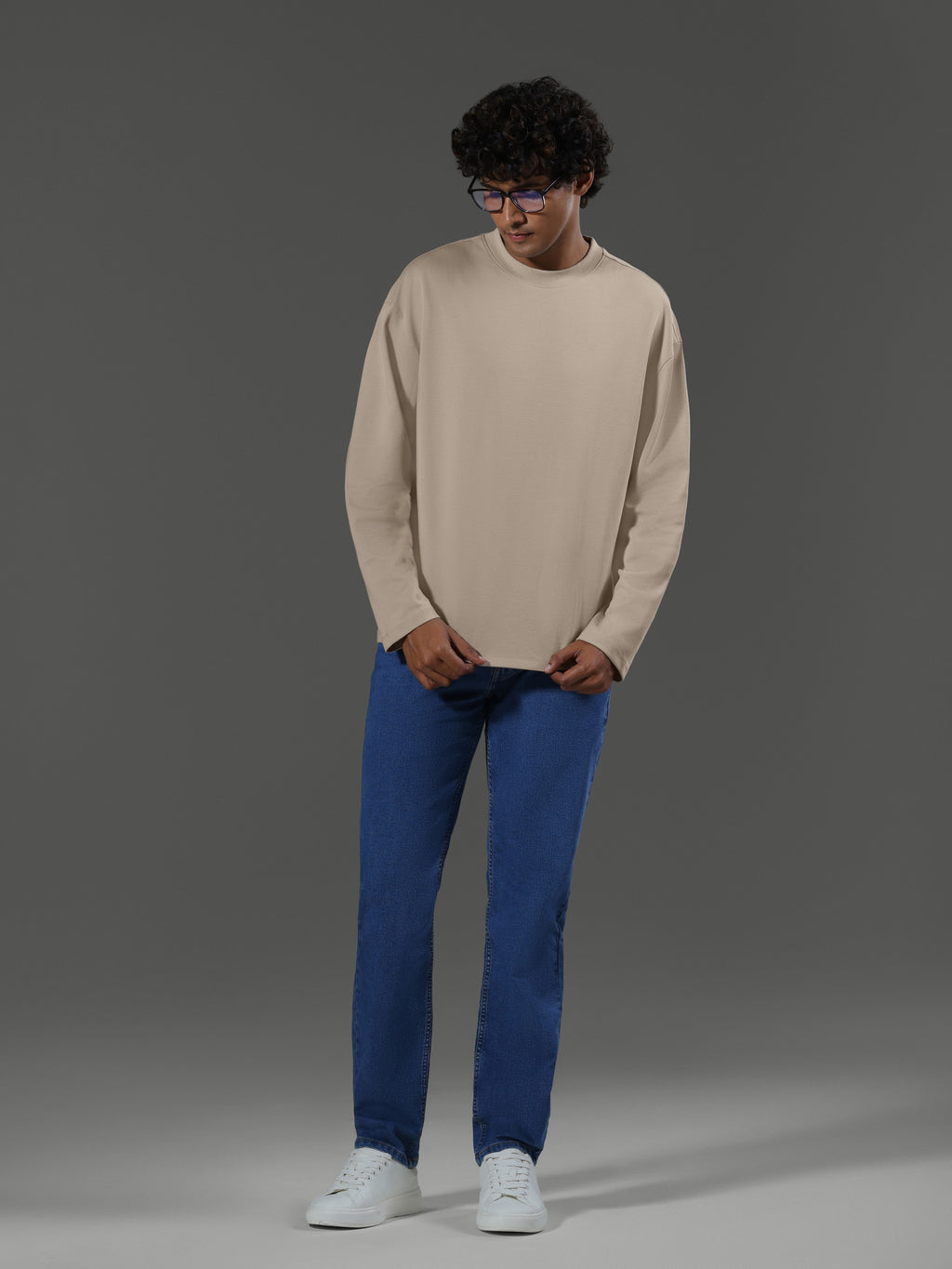 Leisure Crew Neck Long Sleeves - clay - image 2
