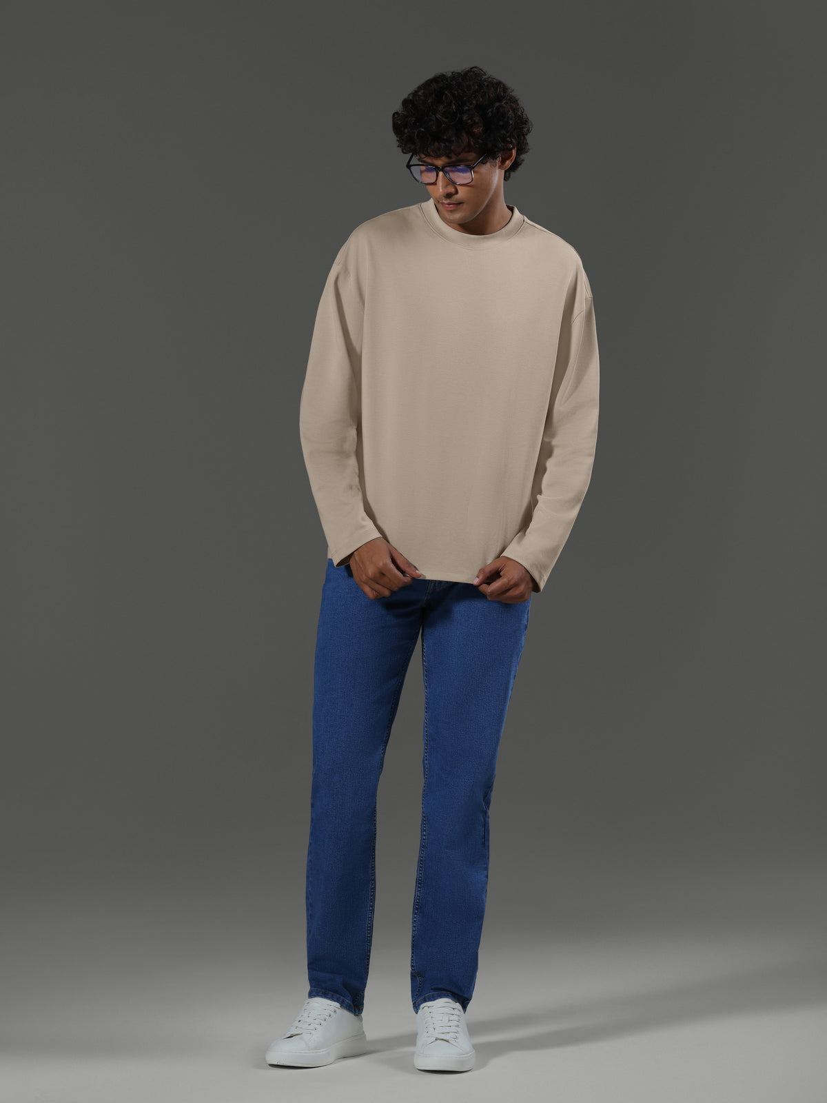 Leisure Crew Neck Long Sleeves - clay - image 2