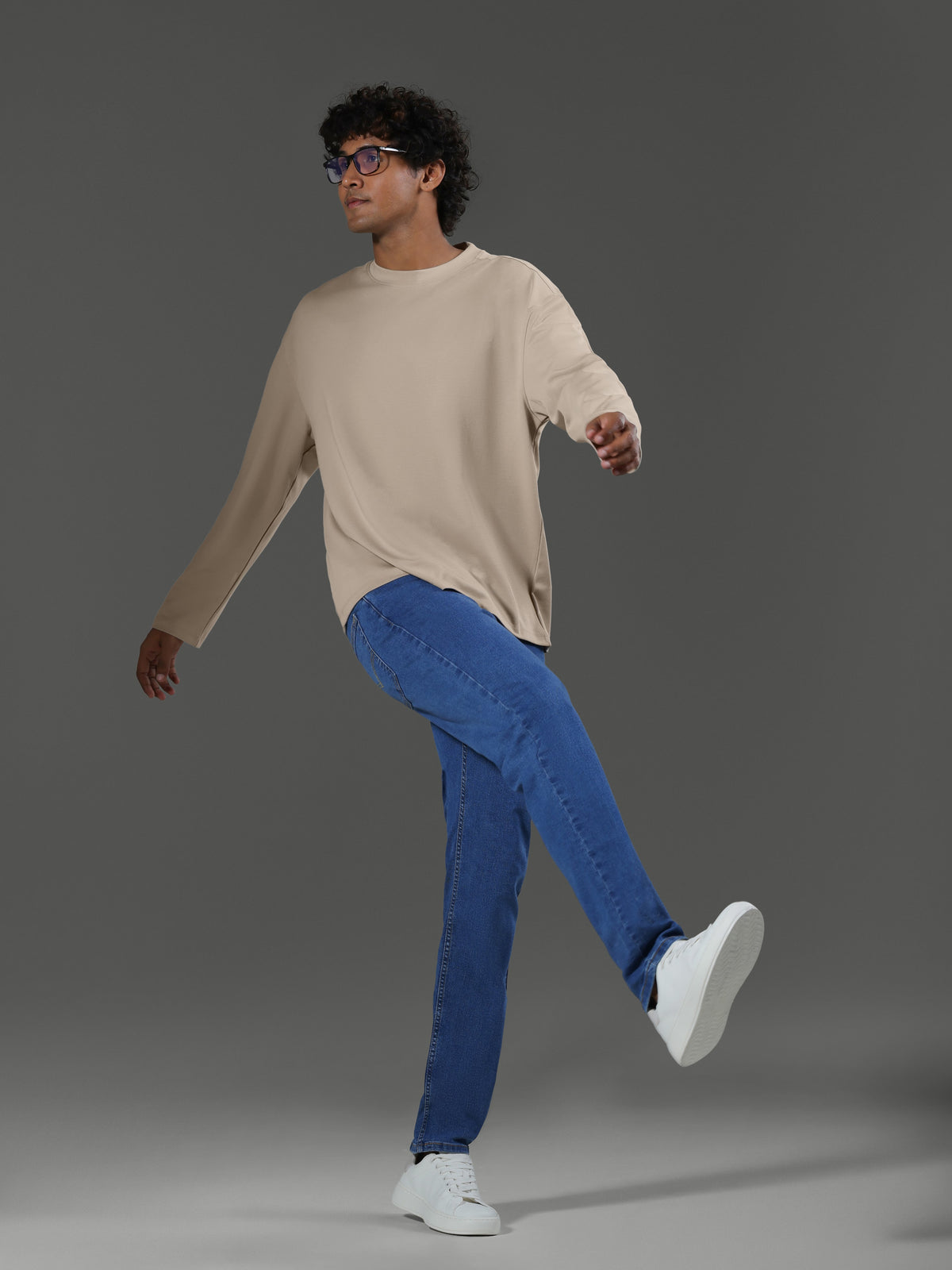 Leisure Crew Neck Long Sleeves - clay - image 4