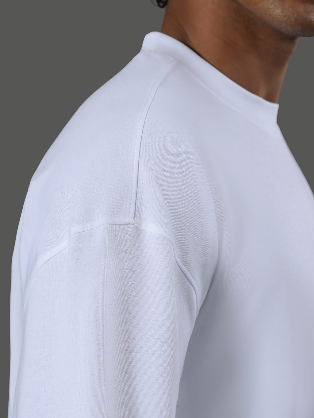 Leisure Crew Neck Long Sleeves - porcelain - image 5