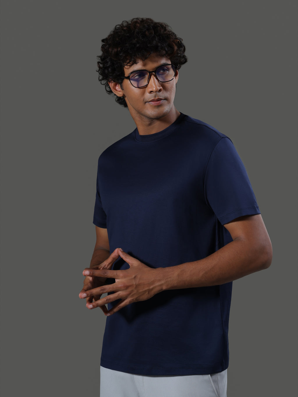 Method Crew Neck Short Sleeves in Midnight