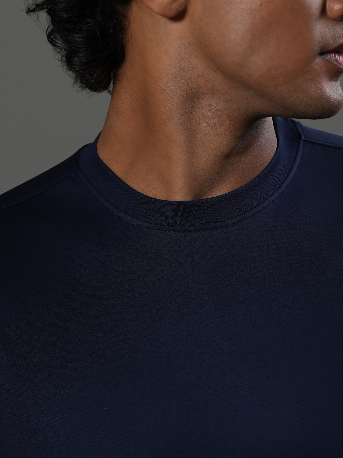 Method Crew Neck Short Sleeves in Midnight