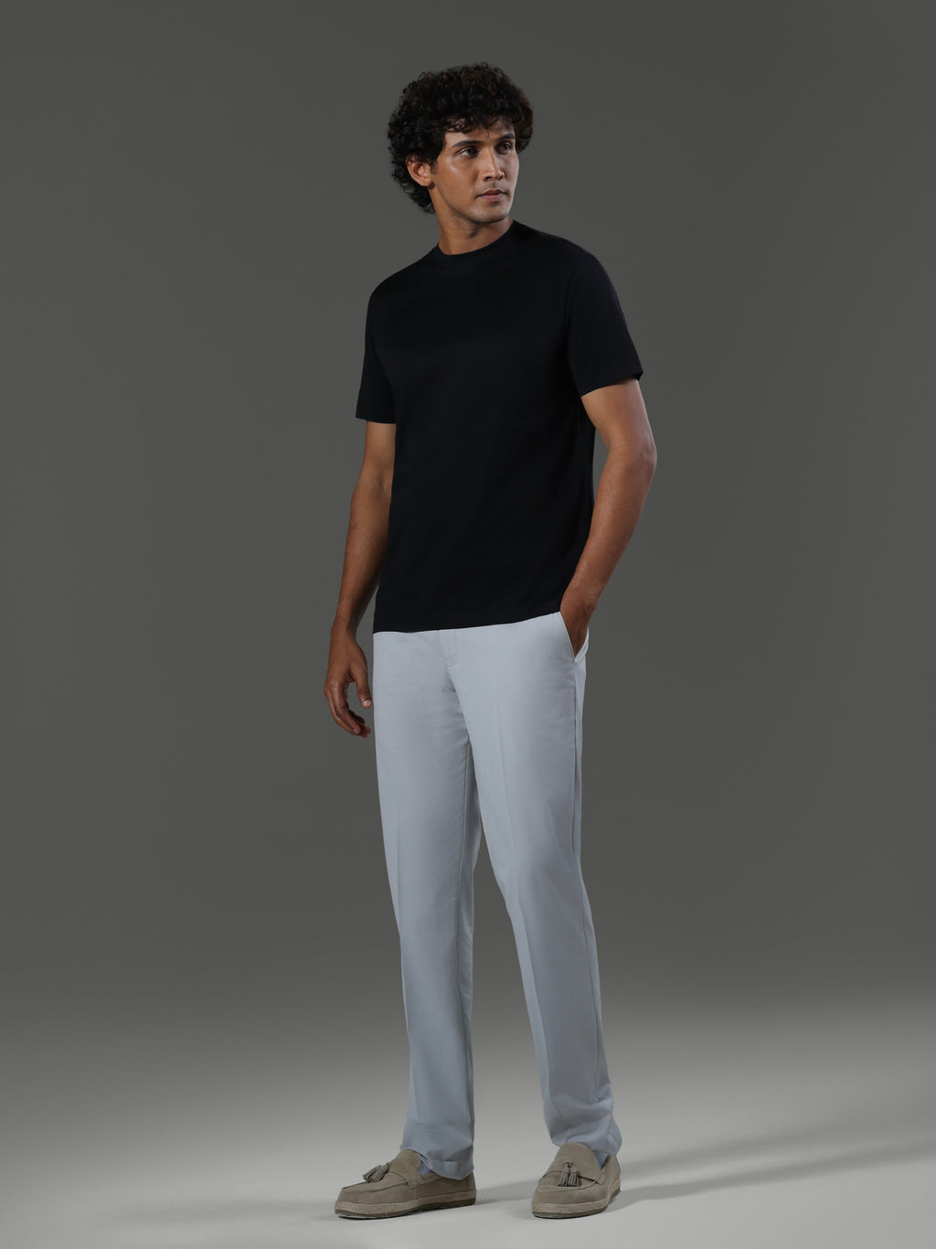 Method Crew Neck Short Sleeves in Obsidian