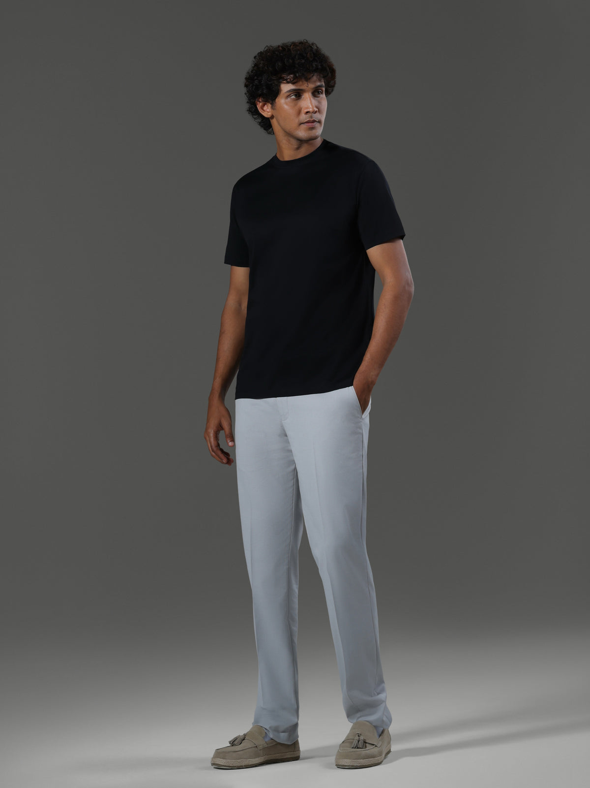 Method Crew Neck Short Sleeves in Obsidian