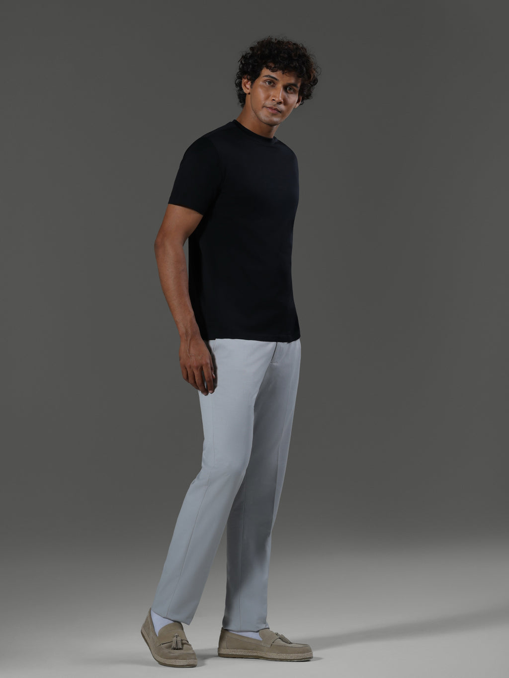 Method Crew Neck Short Sleeves in Obsidian
