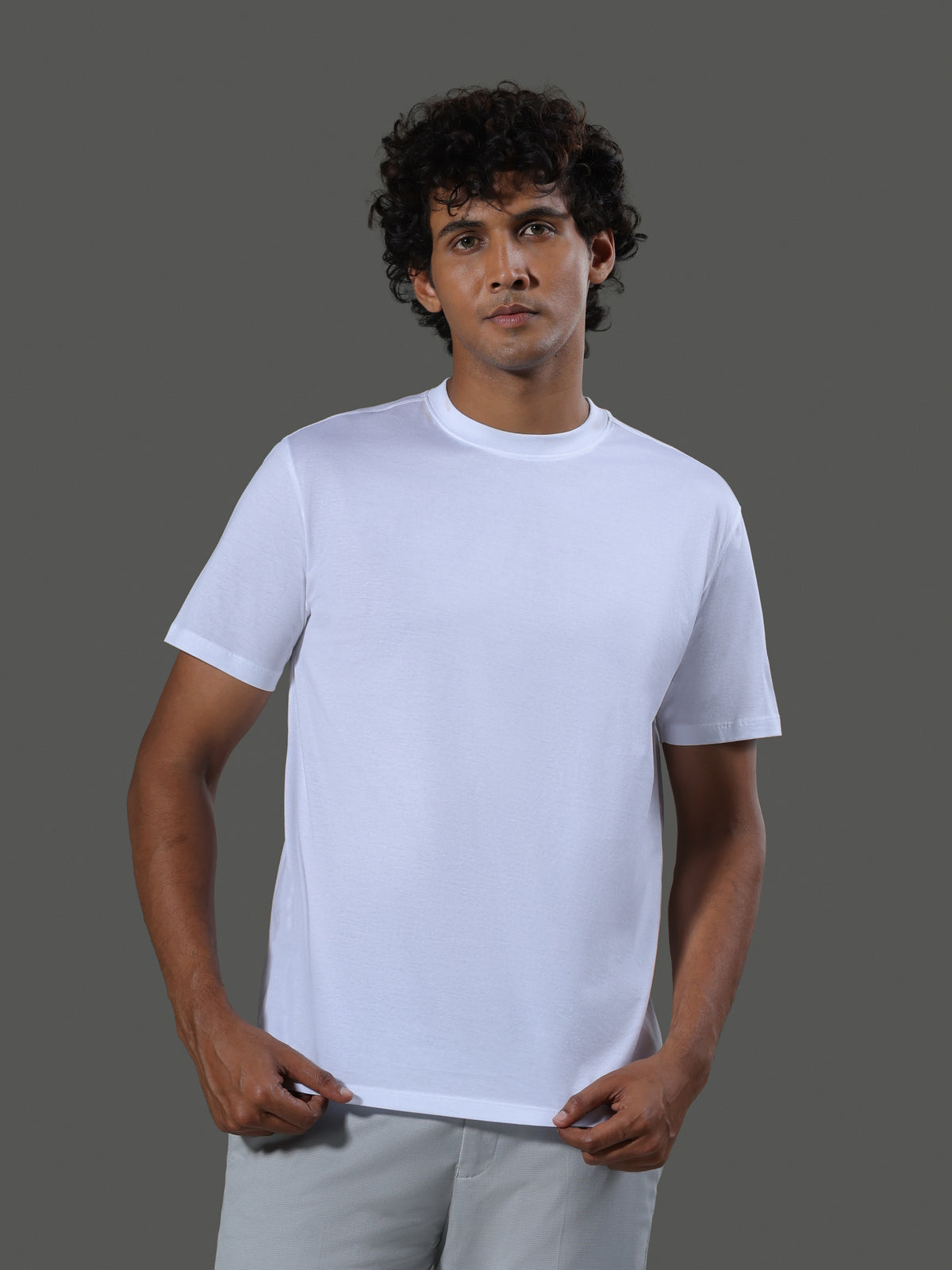 Method Crew Neck Short Sleeves in Porcelain