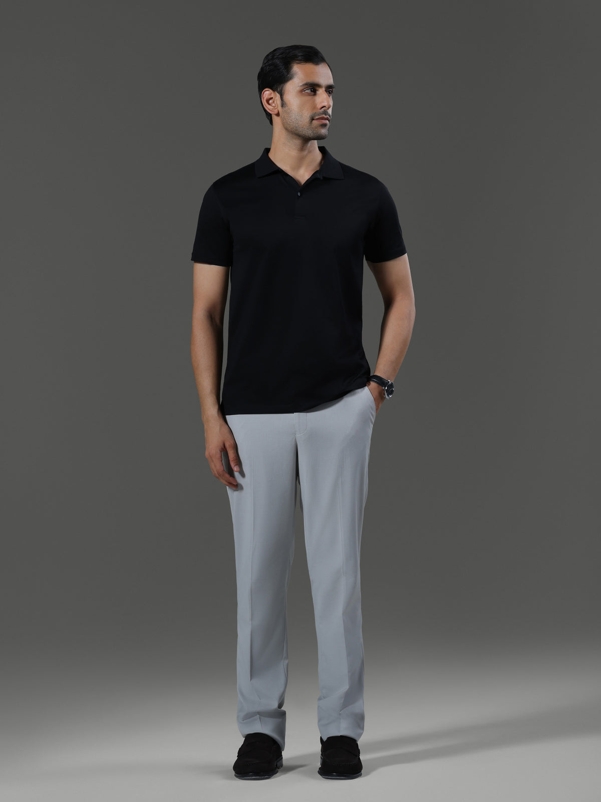Method Polo Neck Short Sleeves - obsidian - image 2