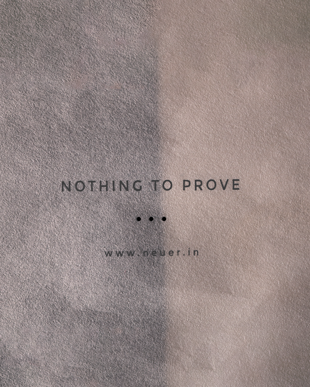 NOTHING TO PROVE fabric detail